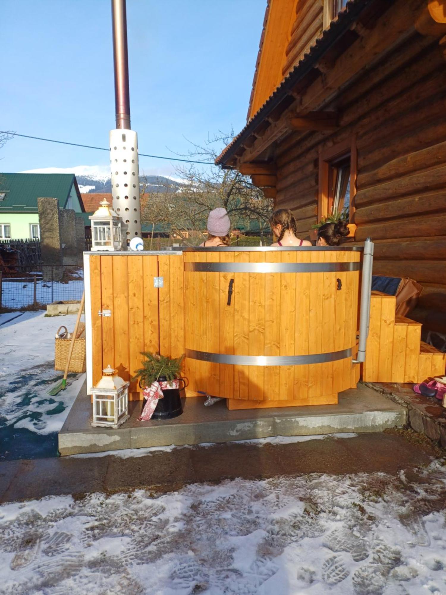 Apartamento Drevenica Zapadne Tatry S Kupacou Kadou A Krbom Žiar Exterior foto