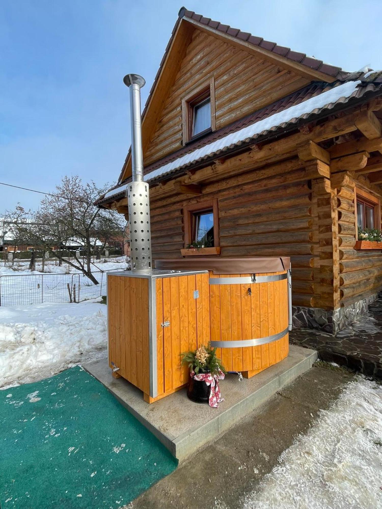 Apartamento Drevenica Zapadne Tatry S Kupacou Kadou A Krbom Žiar Exterior foto